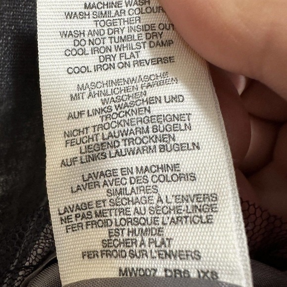 Mini Boden Dark Gray Velvet Tulle Trim Look Circle Skater Skirt 9-10 Years - Picture 8 of 8